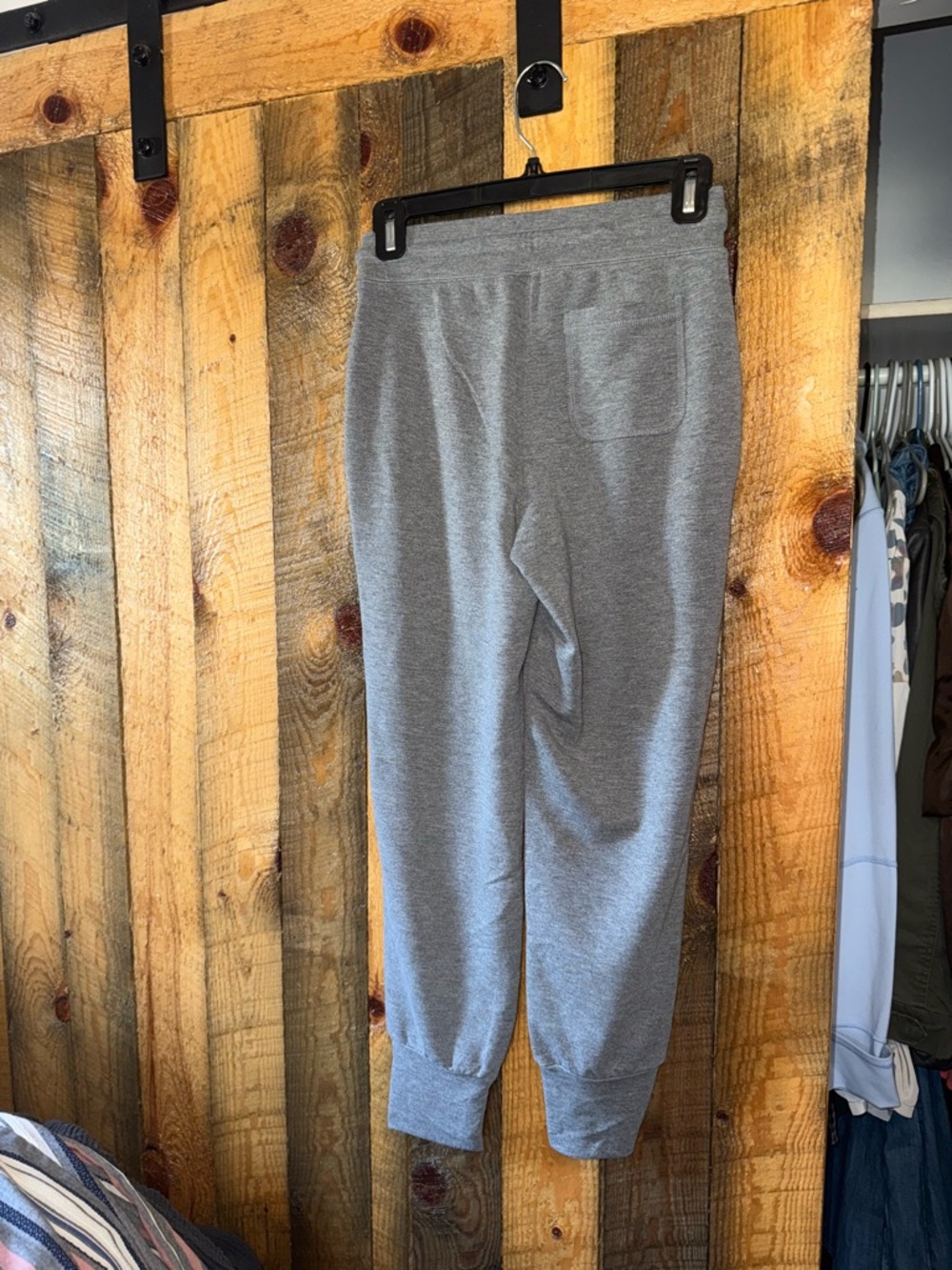 Fabletics Heather Gray Jogger Track Pants - Picture 2 of 2
